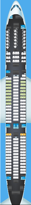 Aiir new zealand boeing-787-9 seat map